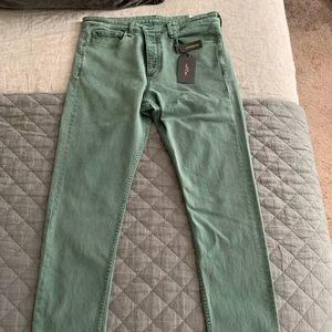 Brand New Men’s Rag & Bone Hunter Green Jeans